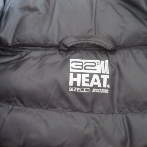 🔥🔥HP🔥🔥 32 Degrees Heat Women's Ultra-Light Puffer Jacket - Black, Large -EUC - Picture 11 of 13